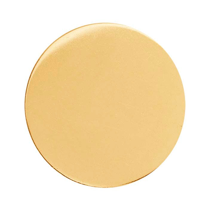 14/20 Yellow Gold-Filled 19.1mm Disc, 0.81mm, Soft