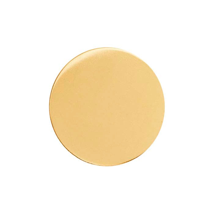 14/20 Yellow Gold-Filled 9.5mm Disc, 0.64mm, Soft