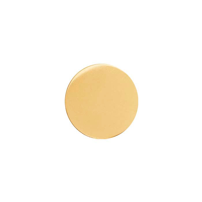 14/20 Yellow Gold-Filled 6.4mm Disc, 0.64mm, Soft