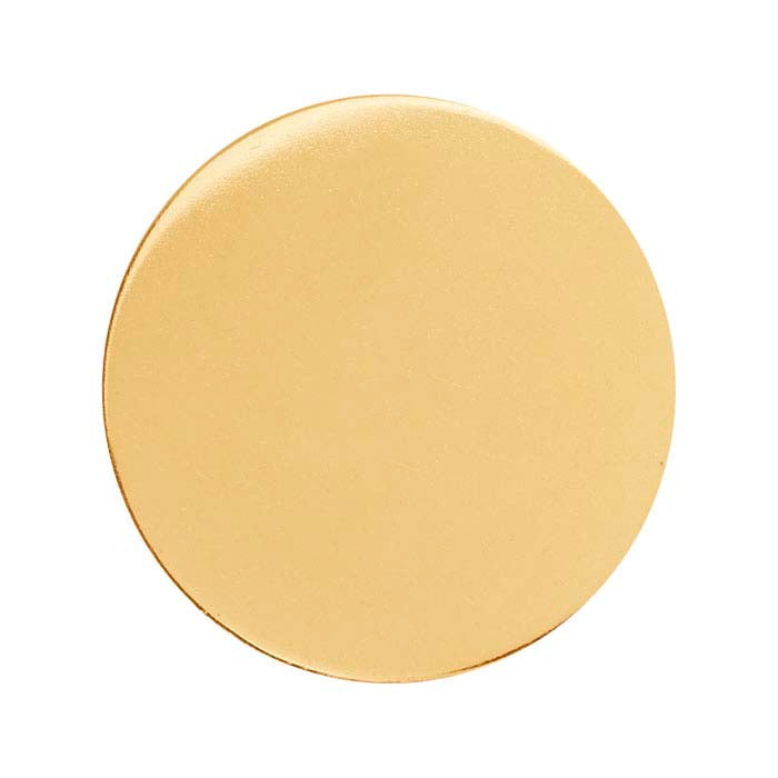 14/20 Yellow Gold-Filled 12.7mm Disc, 0.64mm, Soft
