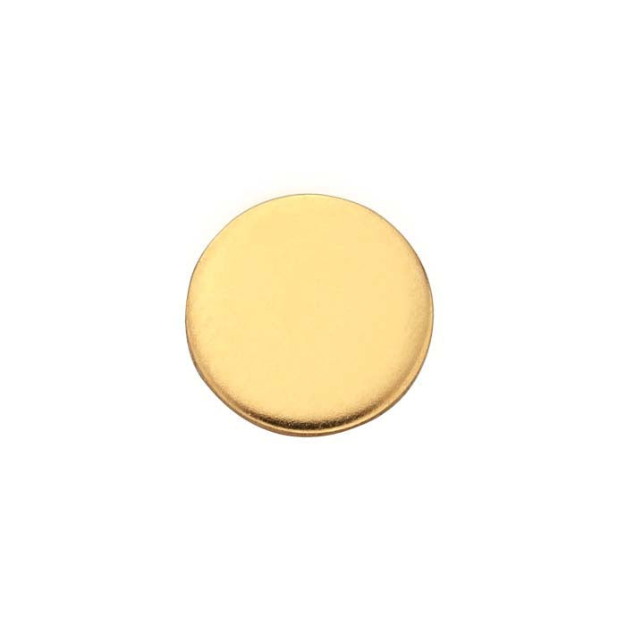 14/20 Yellow Gold-Filled Discs, Soft