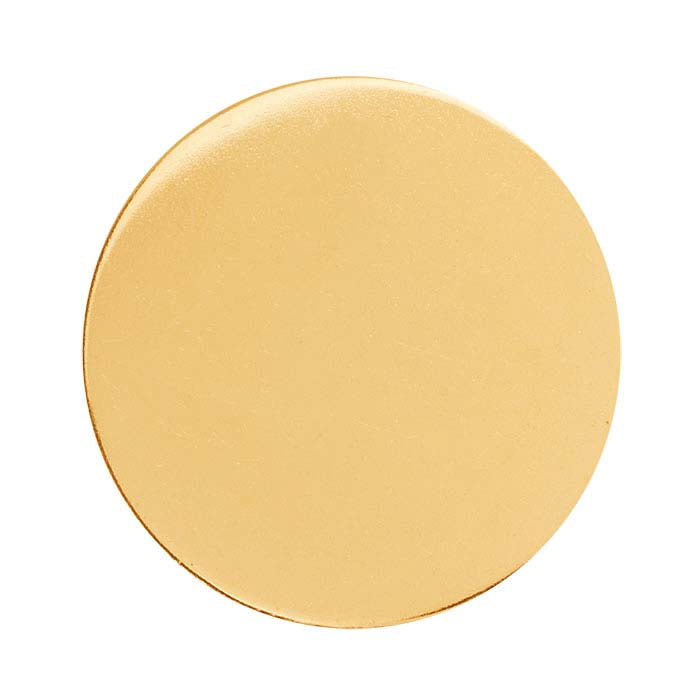 14/20 Yellow Gold-Filled 14.3mm Disc, 0.81mm, Soft