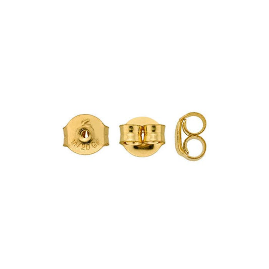 14/20 Yellow Gold-Filled 5.4mm Medium-Weight Friction Ear Nut