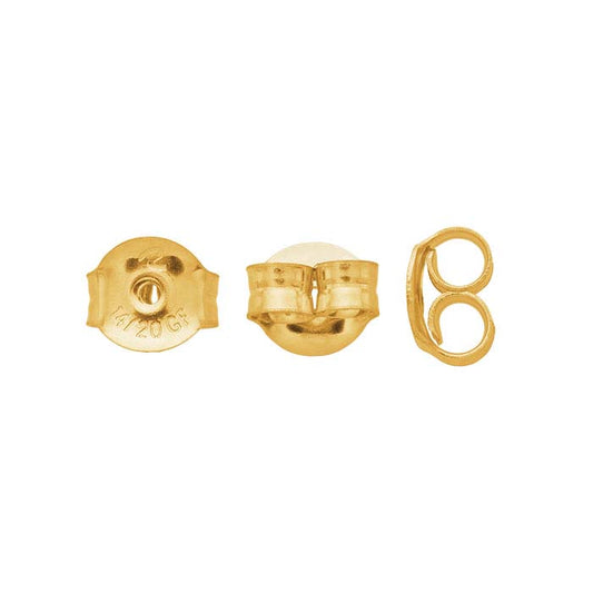 14/20 Yellow Gold-Filled 5.4mm friction Ear Nut