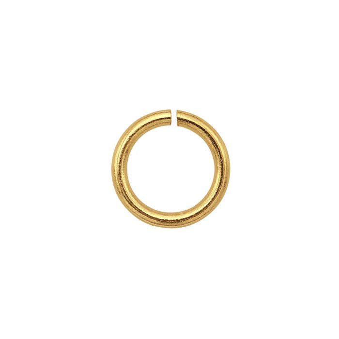 14K Keltakulta 3,5 mm Sisähalkaisija Pyöreä Liitosrengas