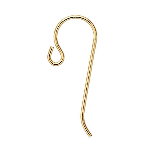 14/20 Yellow Gold-Filled Ear Wire with Outside Loop