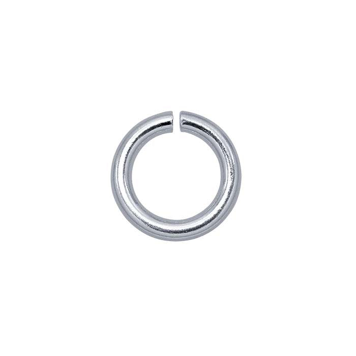 Sterling Silver Solder-Filled 4mm ID Round Jump Ring