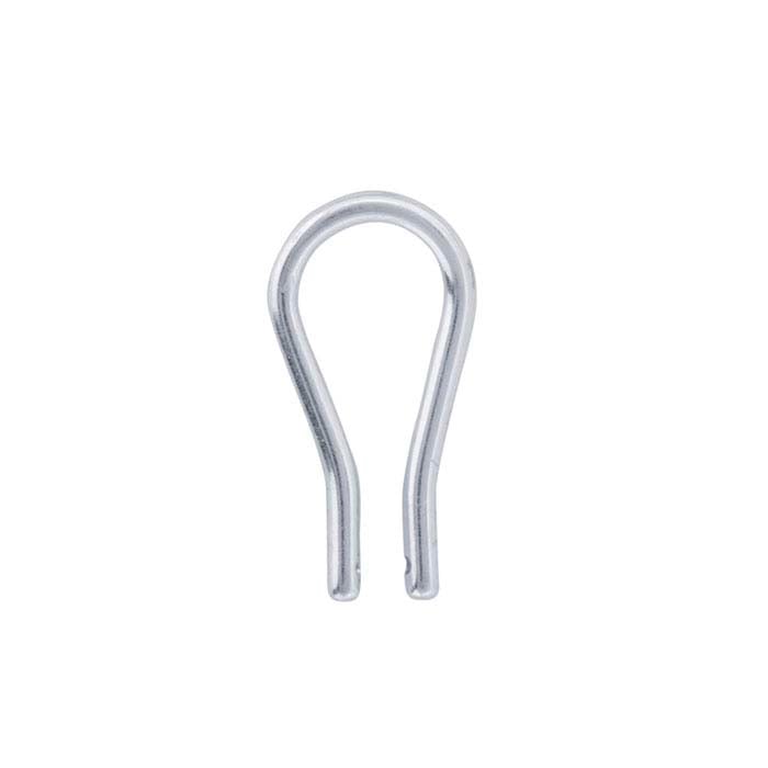 Sterling Silver Omega Ear Clip Paddle Component