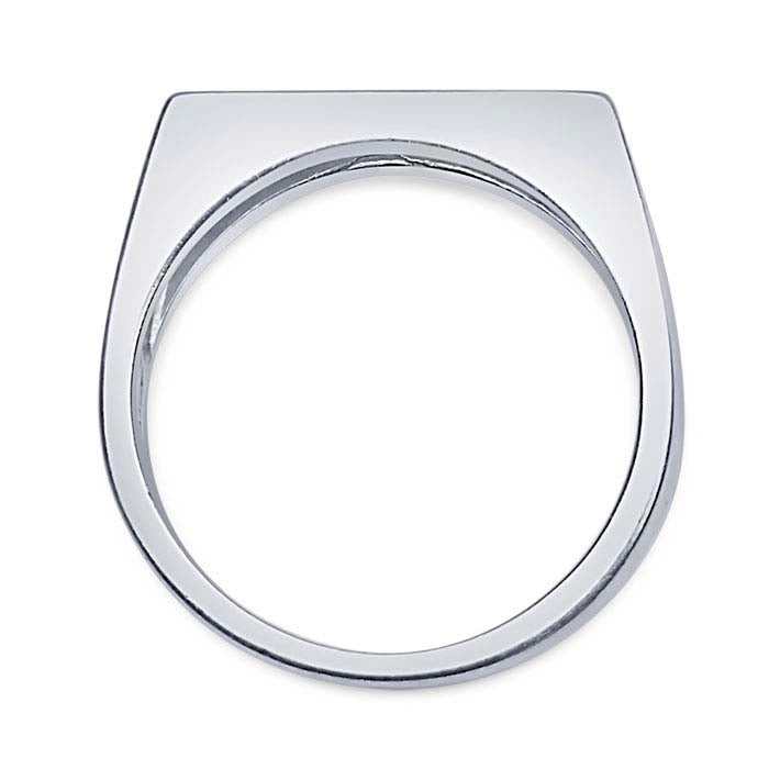 Sterling Silver 15 x 6mm Rectangle Signet Ring