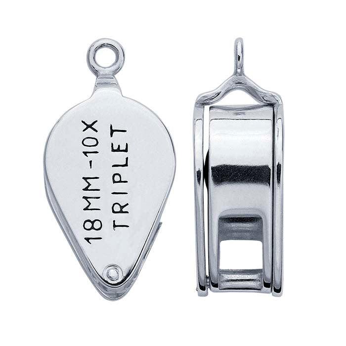 Sterling Silver Movable Loupe Pendant