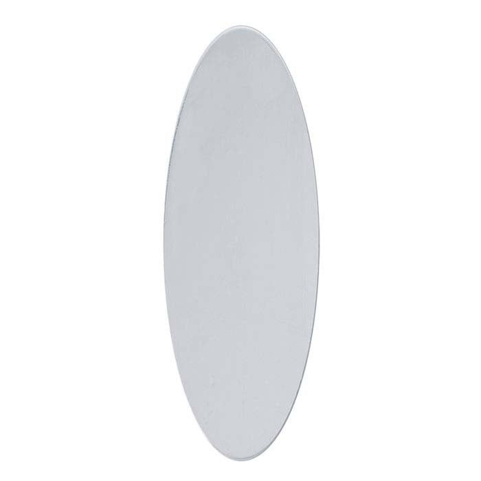 Argentium® Silver 22 x 8mm Oval Stamping, 0.51mm, Soft