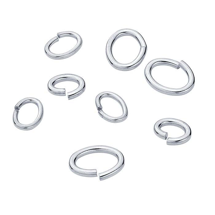 Argentium® Silver 5.3 x 3.2mm ID Oval Jump Ring