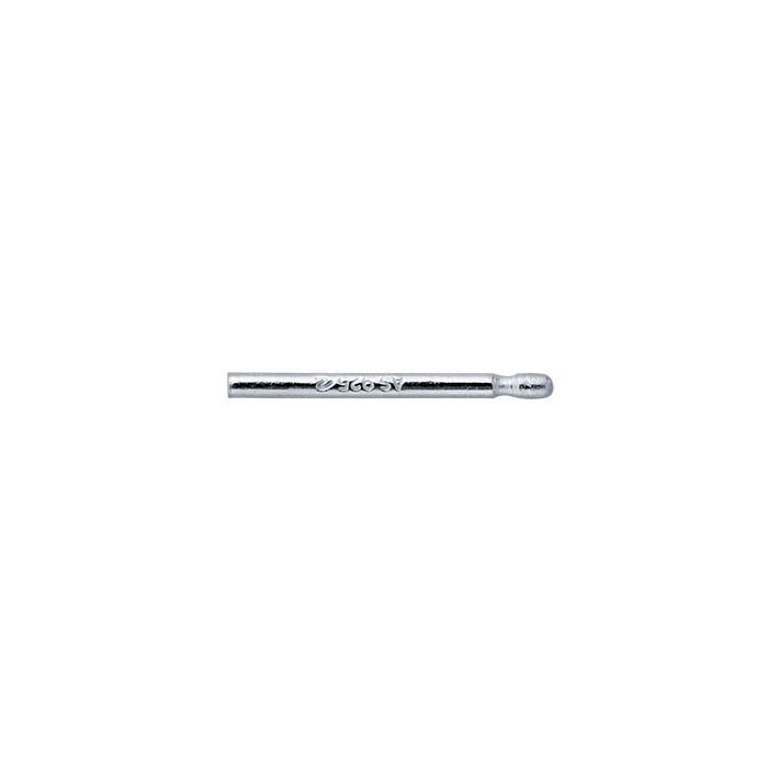 Argentium® Silver 0.76mm x 9.52mm Bullet-Style Friction Ear Post
