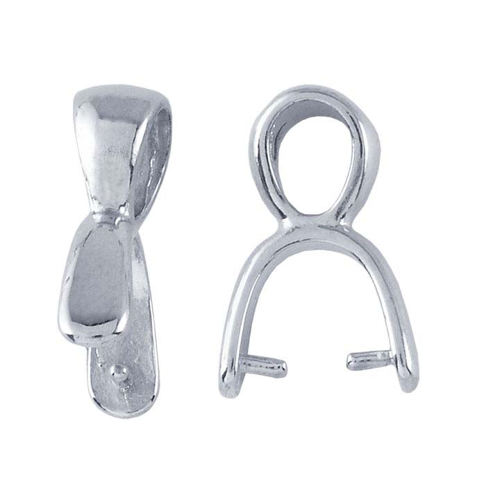 Argentium® Silver Pinch Bail