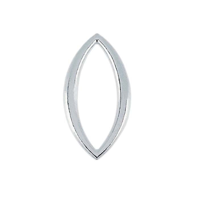 Sterling Silver Marquise Component