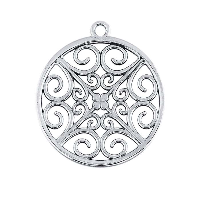 Sterling Silver Filigree Pendant