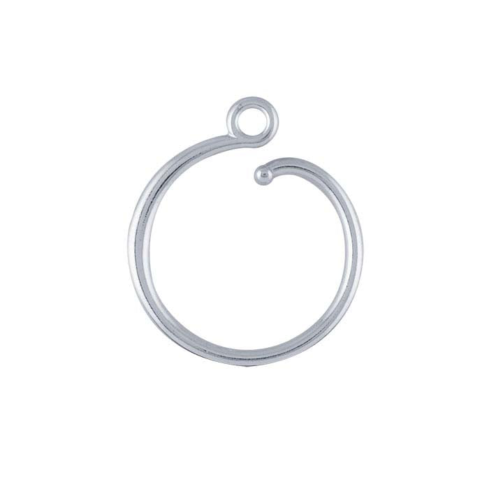 Sterling Silver Bead and Pendant Holder Pendant