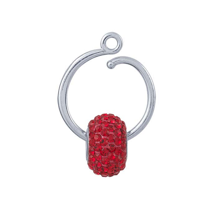Sterling Silver Bead and Pendant Holder Pendant