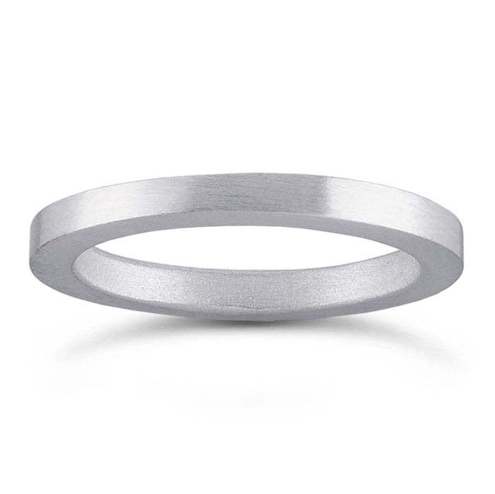 Sterling Silver Brushed 3mm Band
