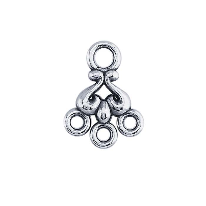 Sterling Silver Filigree Component