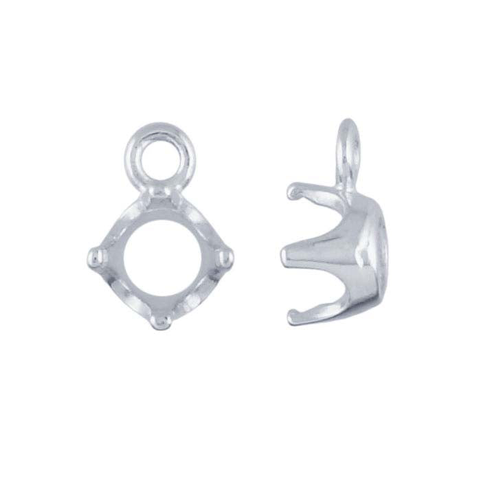 ReadySet™ Sterling Silver 5mm Round Component Mounting