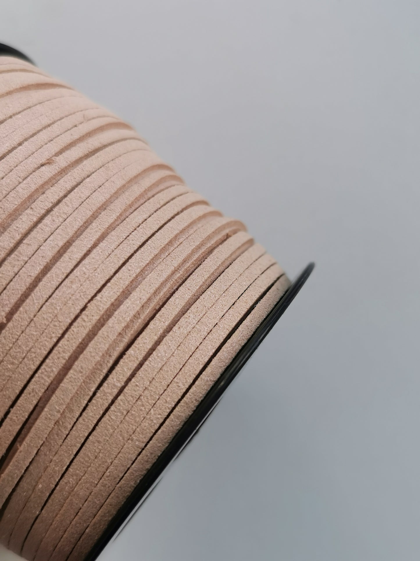 100yd (90m) 2.5mm Faux Suede Cord | Leather-Look String for Jewelry, Bracelets & Craft Findings