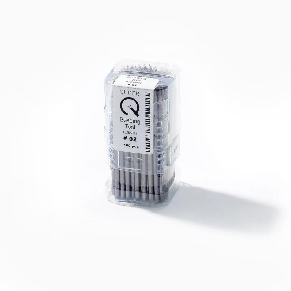 NIQUA® SUPER Q Round Beading Tools, 100 pcs. - Precision for Soft Metals