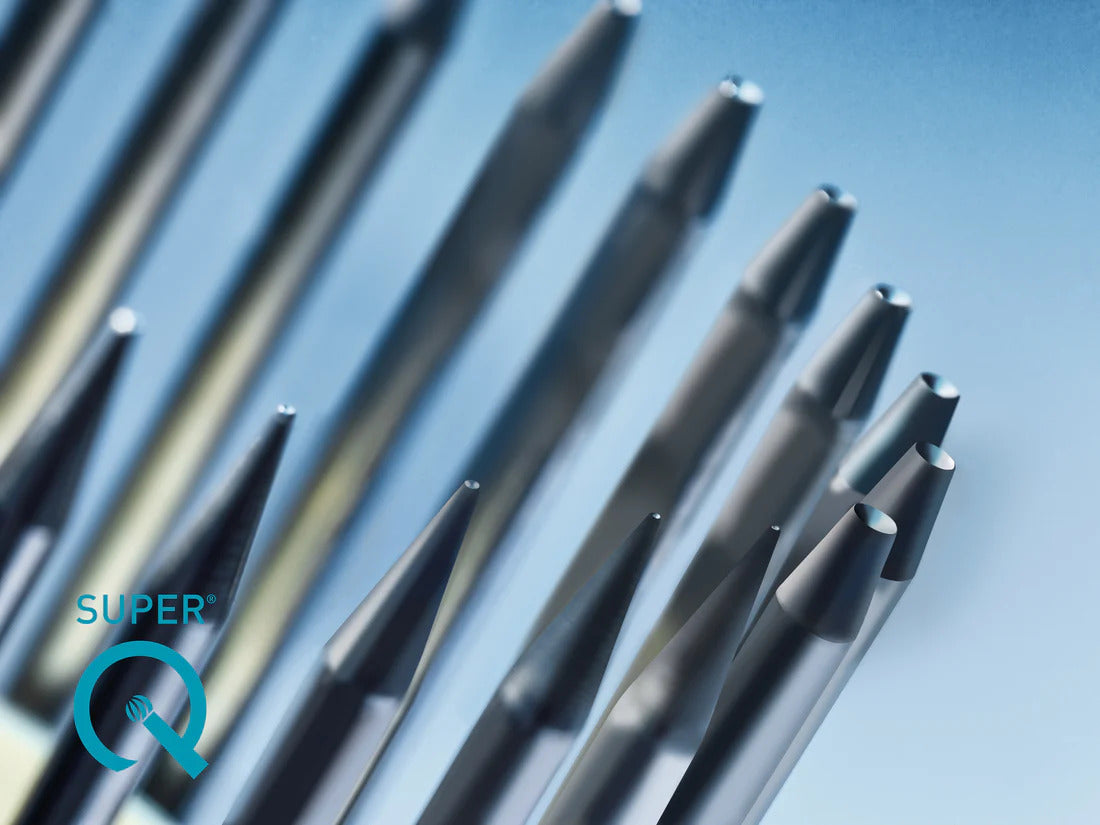 NIQUA® SUPER Q Round Beading Tools, 100 pcs. - Precision for Soft Metals