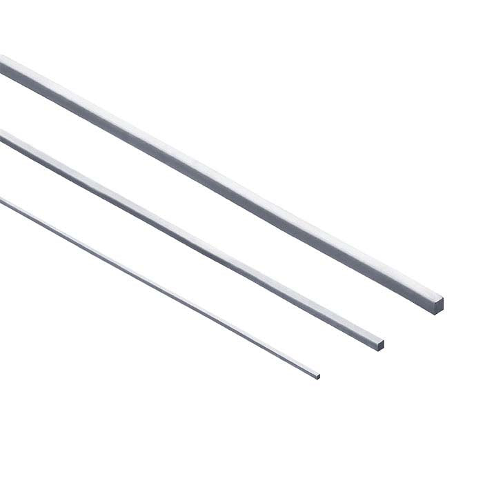 Sterling Silver Square Sizing Stock, 1/2-Hard
