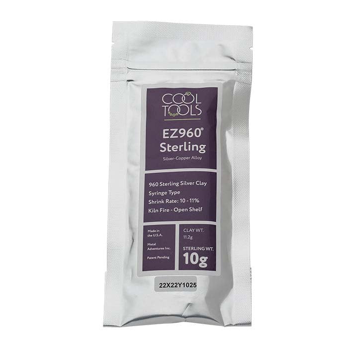 Cool Tools EZ960® Sterling Silver Clay Slip Syringe, 10g