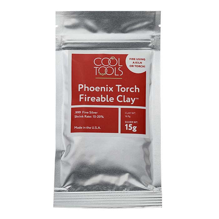 Phoenix Torch Fireable Clay™, Fine Silver