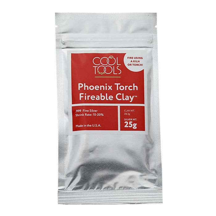 Phoenix Torch Fireable Clay™, Fine Silver