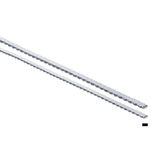 Sterling Silver Flattened Pattern Twist Wire, Soft