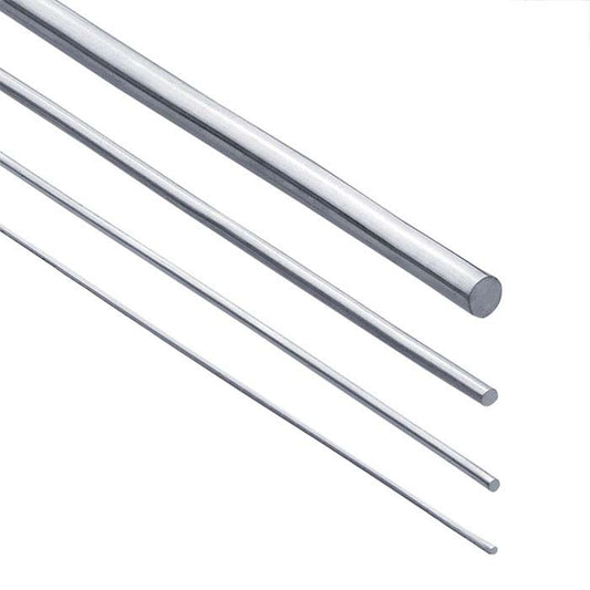 Sterling Silver Round Rods, Dead-Soft
