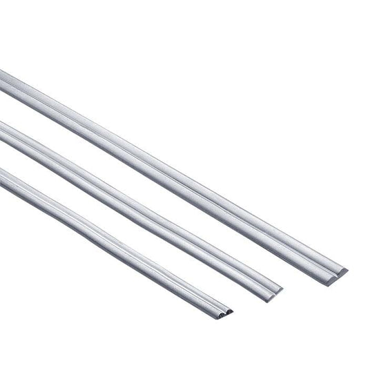 Sterling Silver Double Half-Round Wire, Dead-Soft