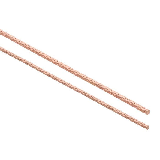 14/20 Rose Gold-Filled Pattern #1 Sparkle Wire, 1.7mm, 1/4-Hard