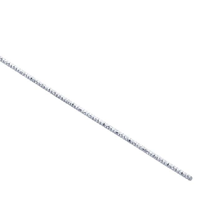 14K White Gold Pattern #5 Sparkle Wire, 1/4-Hard