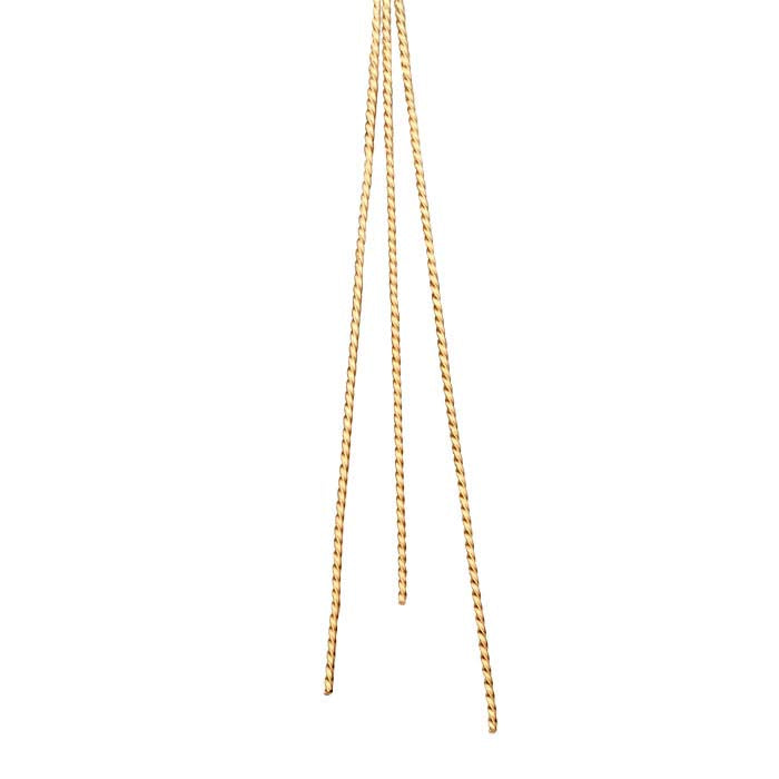 14/20 Gold-Filled Square Twist Wire, 0.81mm, 1/2-Hard
