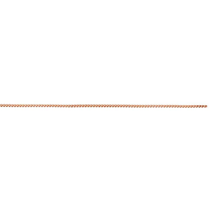 14/20 Rose Gold-Filled Round Twist-Pattern Wire, 0.72mm, Dead-Soft