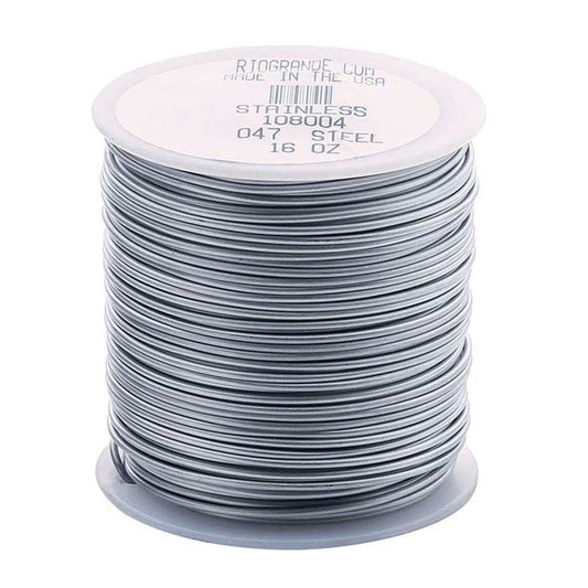 Stainless Steel Round Wire, 1-Lb. Spool, Dead-Soft