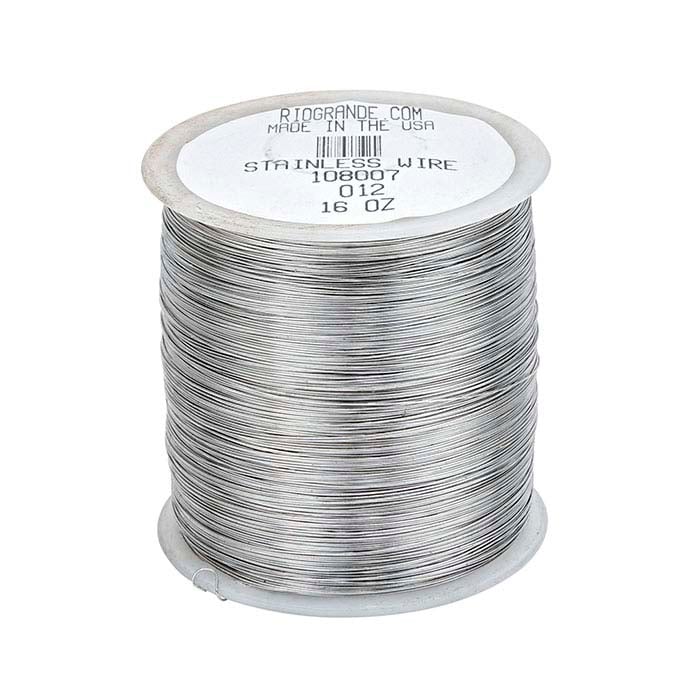Stainless Steel Round Wire, 1-Lb. Spool, Dead-Soft