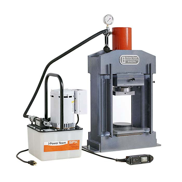 Bonny Doon Pro 55-Ton Electric Hydraulic Press & Ram