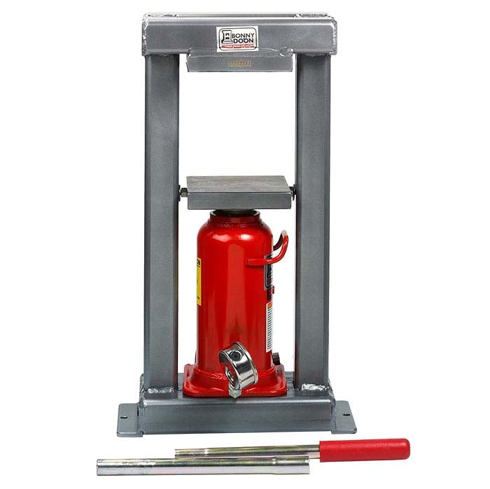 Prensa hidráulica manual clásica Bonny Doon de 20 toneladas y ariete