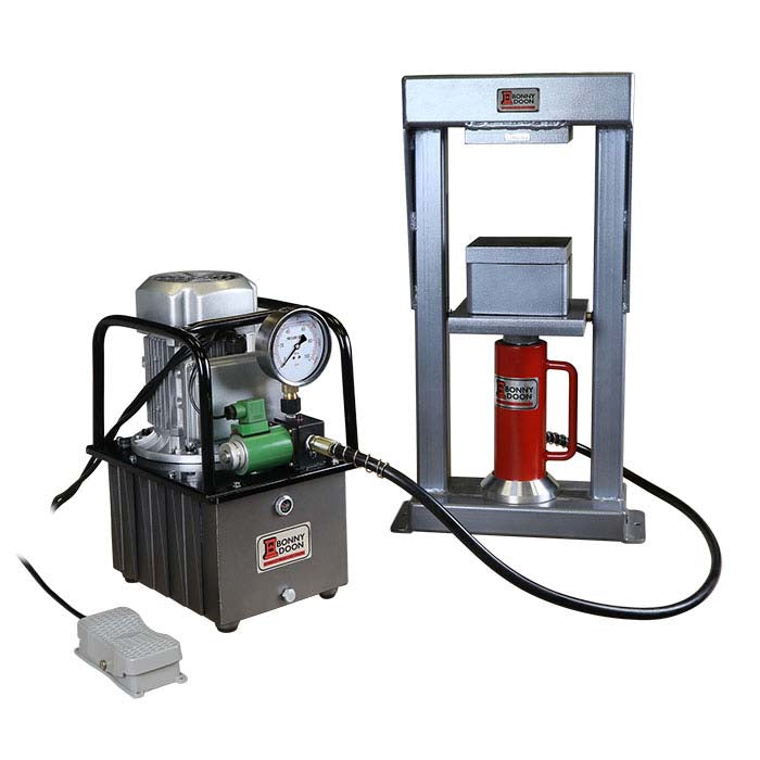 Prensa hidráulica eléctrica de alta velocidad Bonny Doon Mark III Pro de 20 toneladas