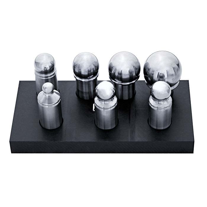 Bonny Doon Seven-Piece Dapping Set for Hydraulic Presses