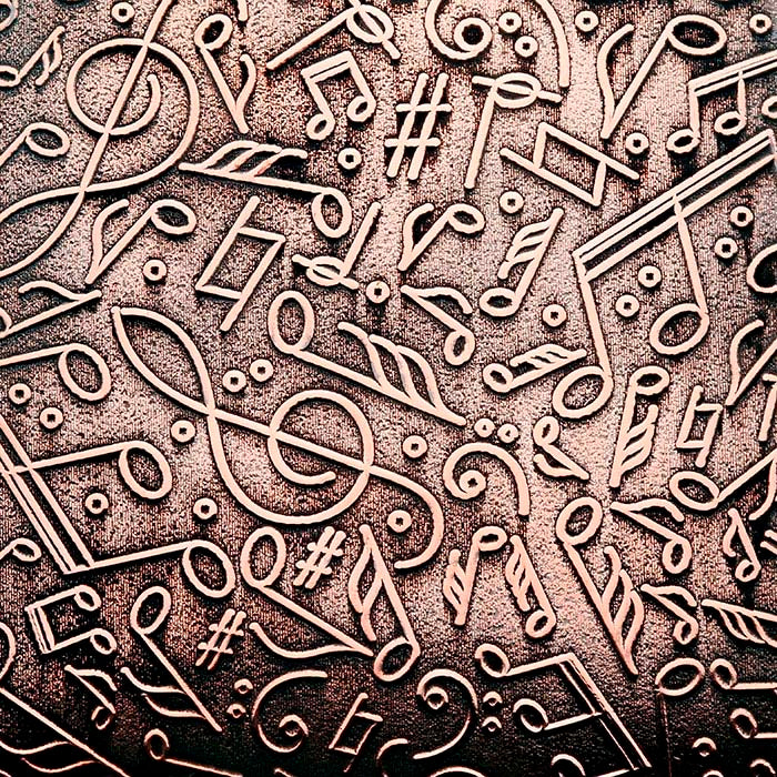 Bonny Doon Extra-Fine Petite-Pattern Plate for Press or Rolling Mill