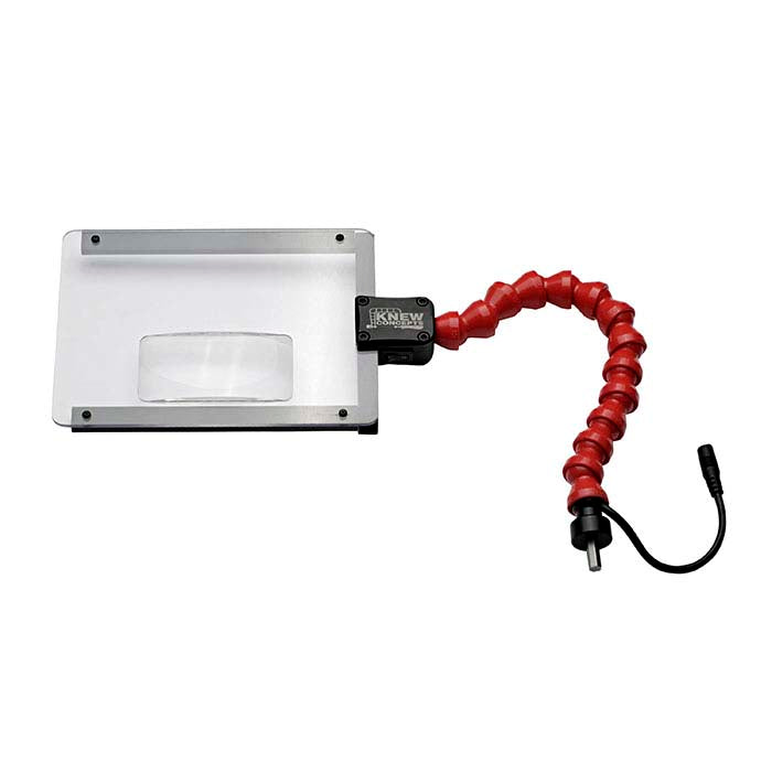 Knew Concepts Flex-Mount LED Face Shield with Magnifier Lens