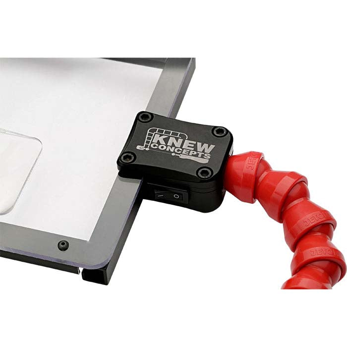 Knew Concepts Flex-Mount LED Face Shield with Magnifier Lens