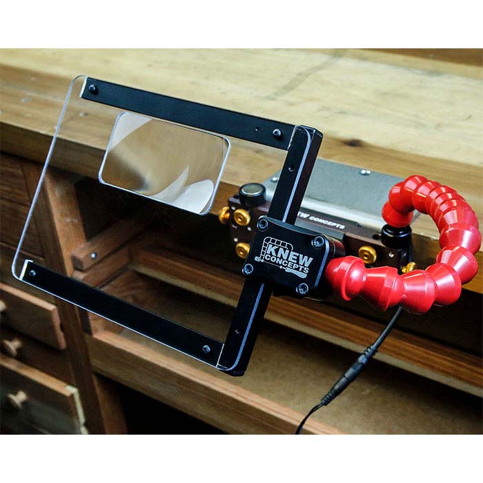 Knew Concepts Flex-Mount LED Face Shield with Magnifier Lens