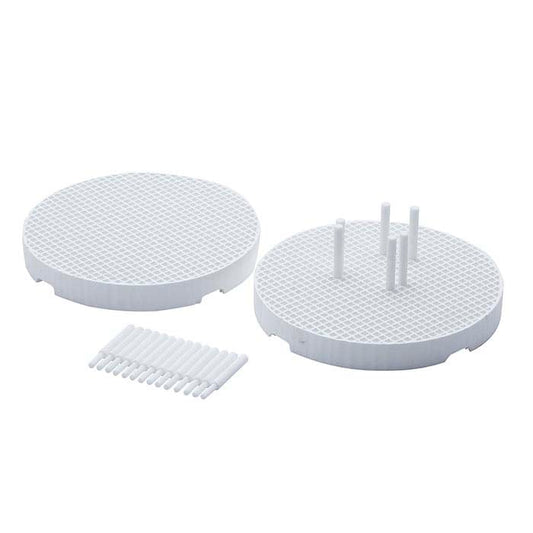 Ceramic 76.2mm Honeycomb Large-Hole Soldering Board with Pins